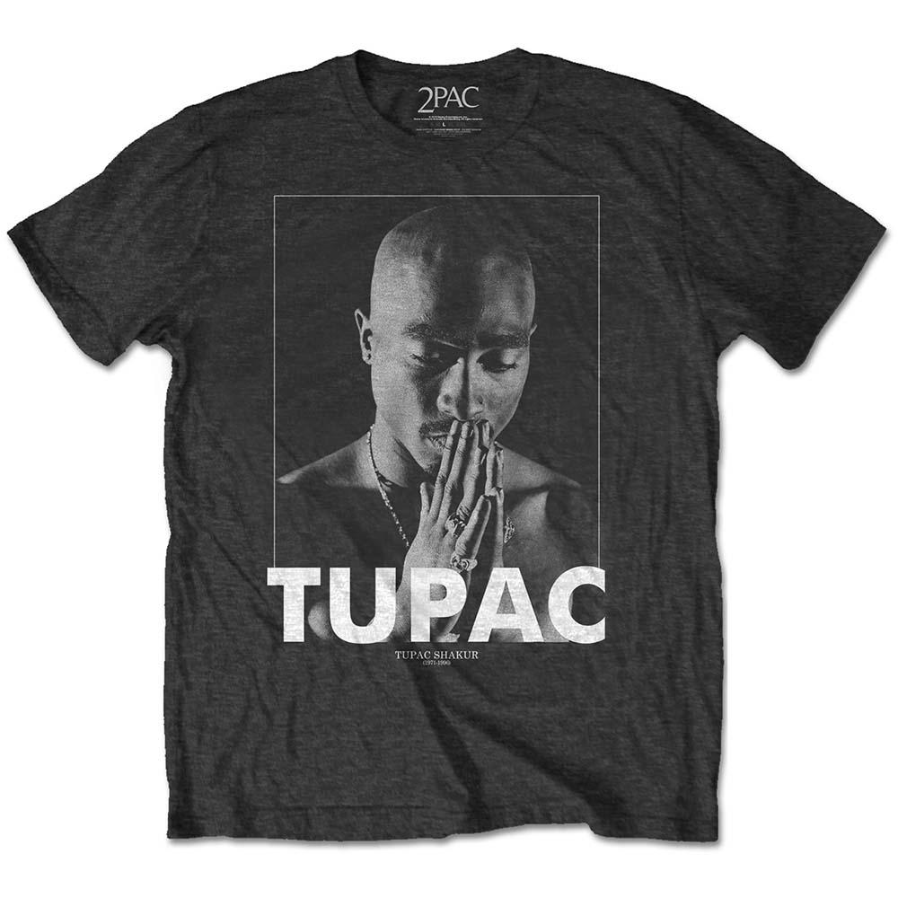 Tupac - Praying Herren TShirt - Grau